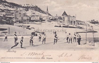 * SWITZERLAND - St.Moritz - Hockey 1902 Bianca Carrara (Villa Carrara Quarto GE)