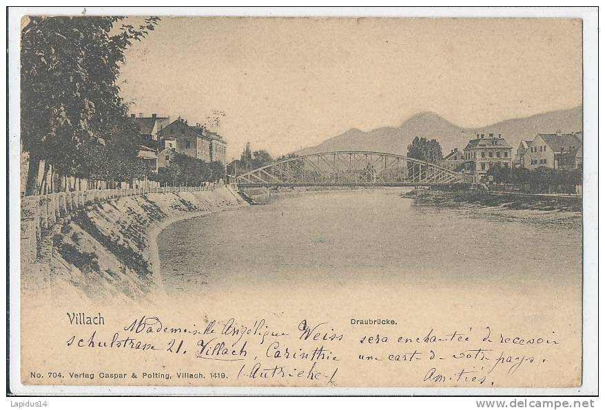 XS 829/ AUTRICHE -VILLACH - DRAUBRUCKE