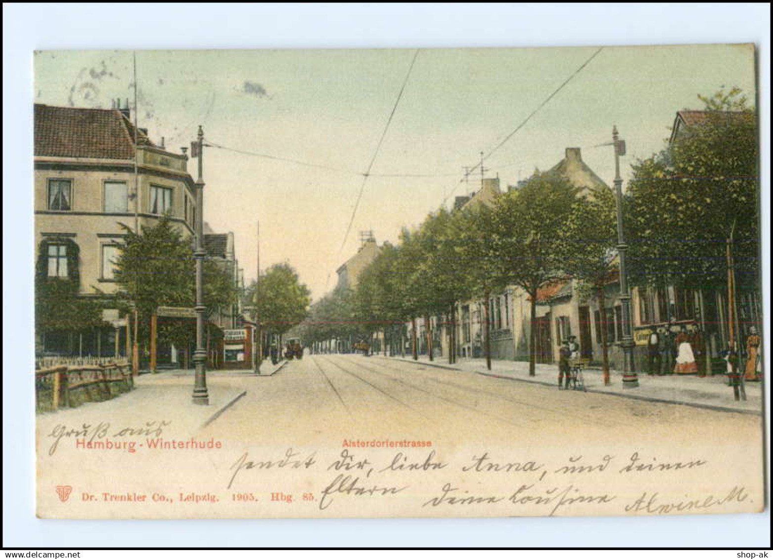 XX002514/ Hamburg Winterhude Alsterdorferstraße 1906 AK