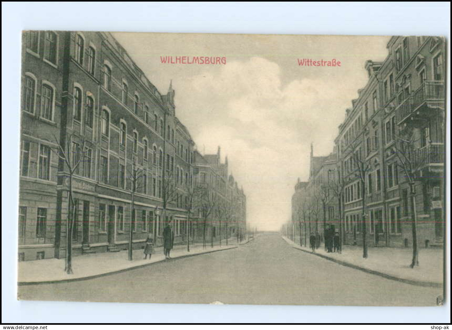 XX006135/ Hamburg Wilhelmsburg Wittestraße AK 1910