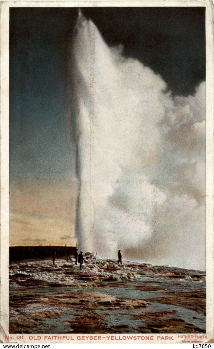 Yellowstone Park - Old faithful Geyser