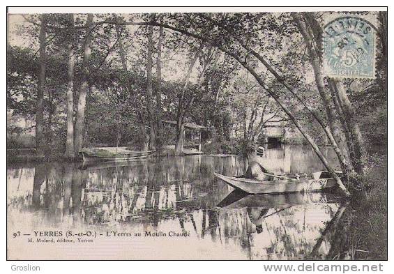 YERRES (S ETO) 93 L'YERRES AU MOULIN CHAUDE 1906