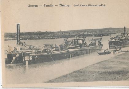 V 125 / CPA  YOUGOSLAVIE -  ZEMUN SEMLIN ZIMONY  GRAF KHUEN HEDERVDRY-KAI