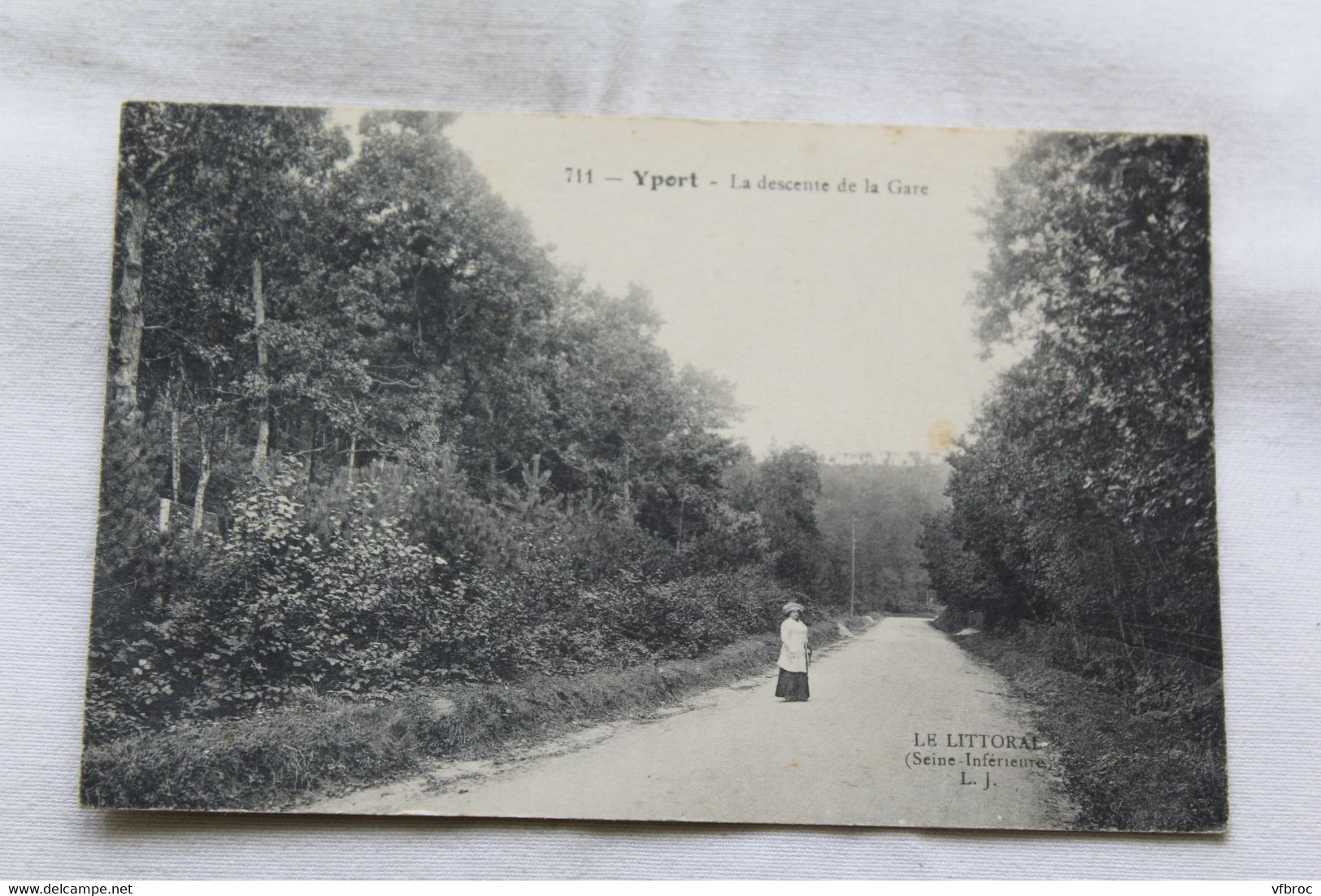 Yport, la descente de la gare, Seine maritime 76