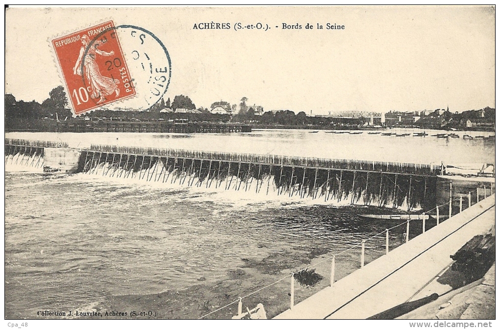 Yvelines- Achères -Bords de la Seine.