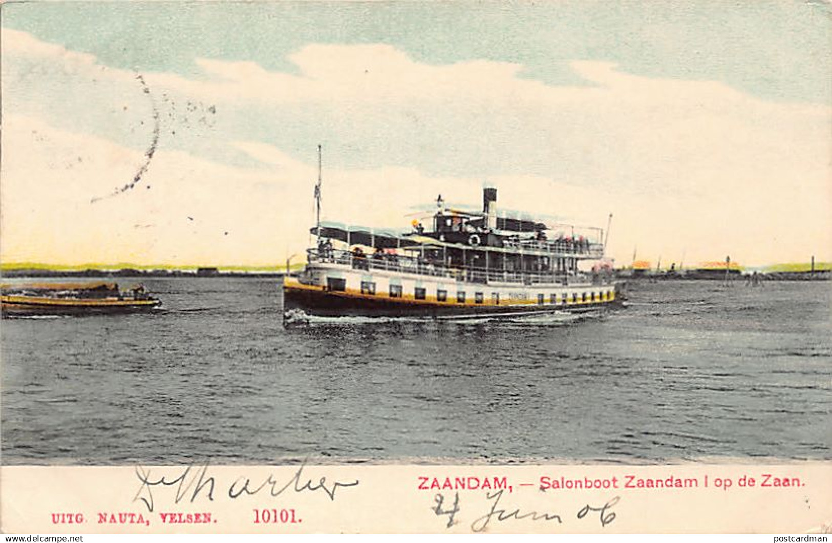 ZAANDAM (NH) Salonboot Zaandam I op de Zaan - Uitg. Nauta 10101