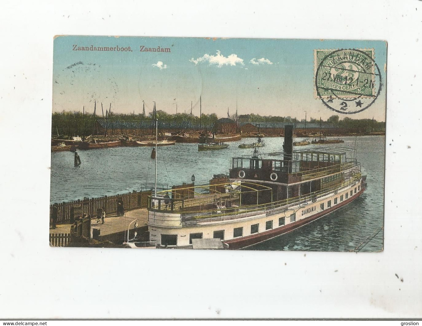 ZAANDAMMERBOOT . ZAANDAM 1912