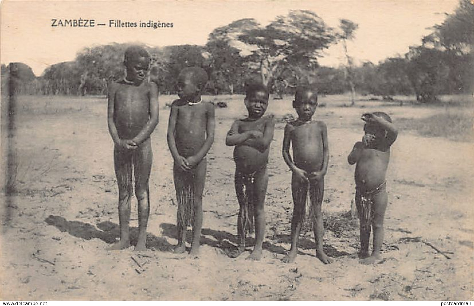 Zambia - Barotseland - Native girls - Publ. Société des Missions Evangéliques