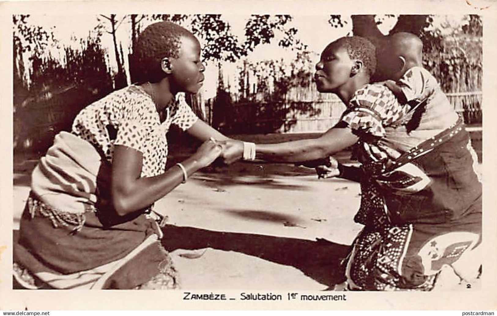 Zambia - Lozi women saluting (1st movement) - Publ. Missions Evangéliques de Paris