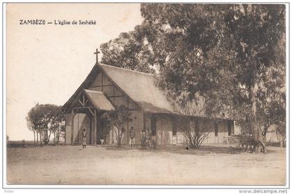 ZAMBIE - ZAMBEZE - L'Eglise de Seshéké