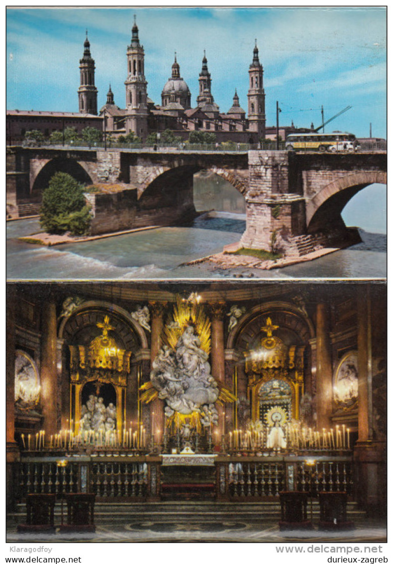 Zaragoza 10 postcards folder bb160324