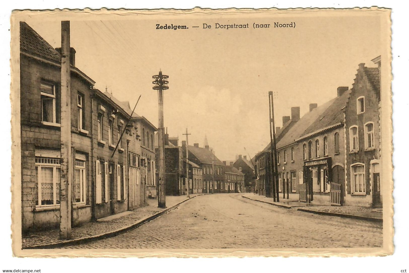 Zedelgem  De Dorpstraat (naar Noord)