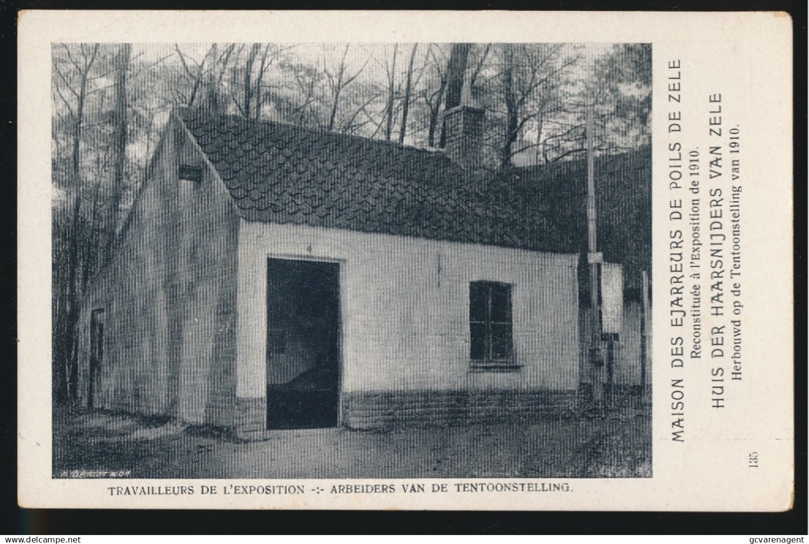 ZELE -TENTOONSTELLING VAN DE HUISARBEID - HUIS DER HAARSNIJDERS VAN ZELE