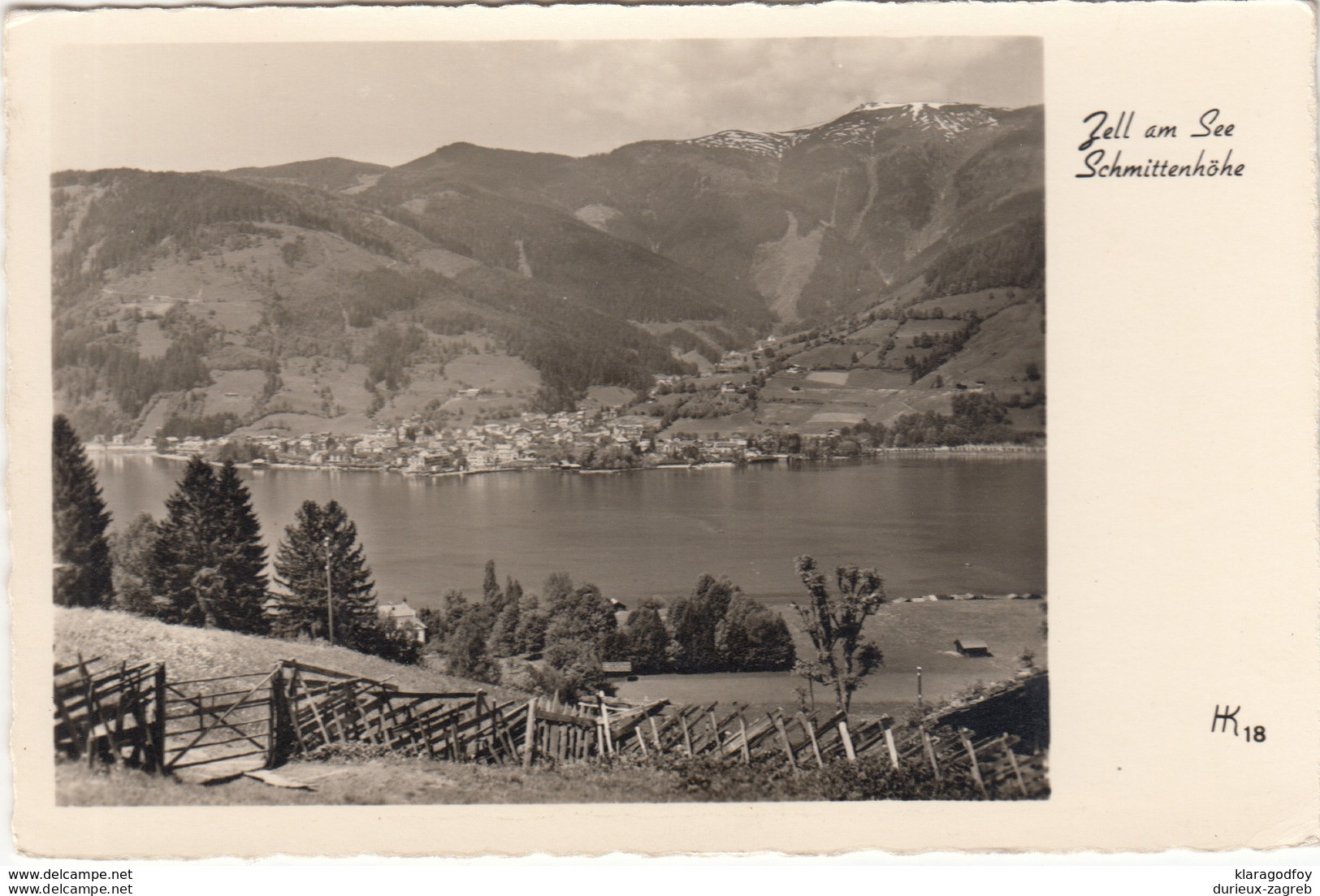 Zell am See old postcard unused b170605