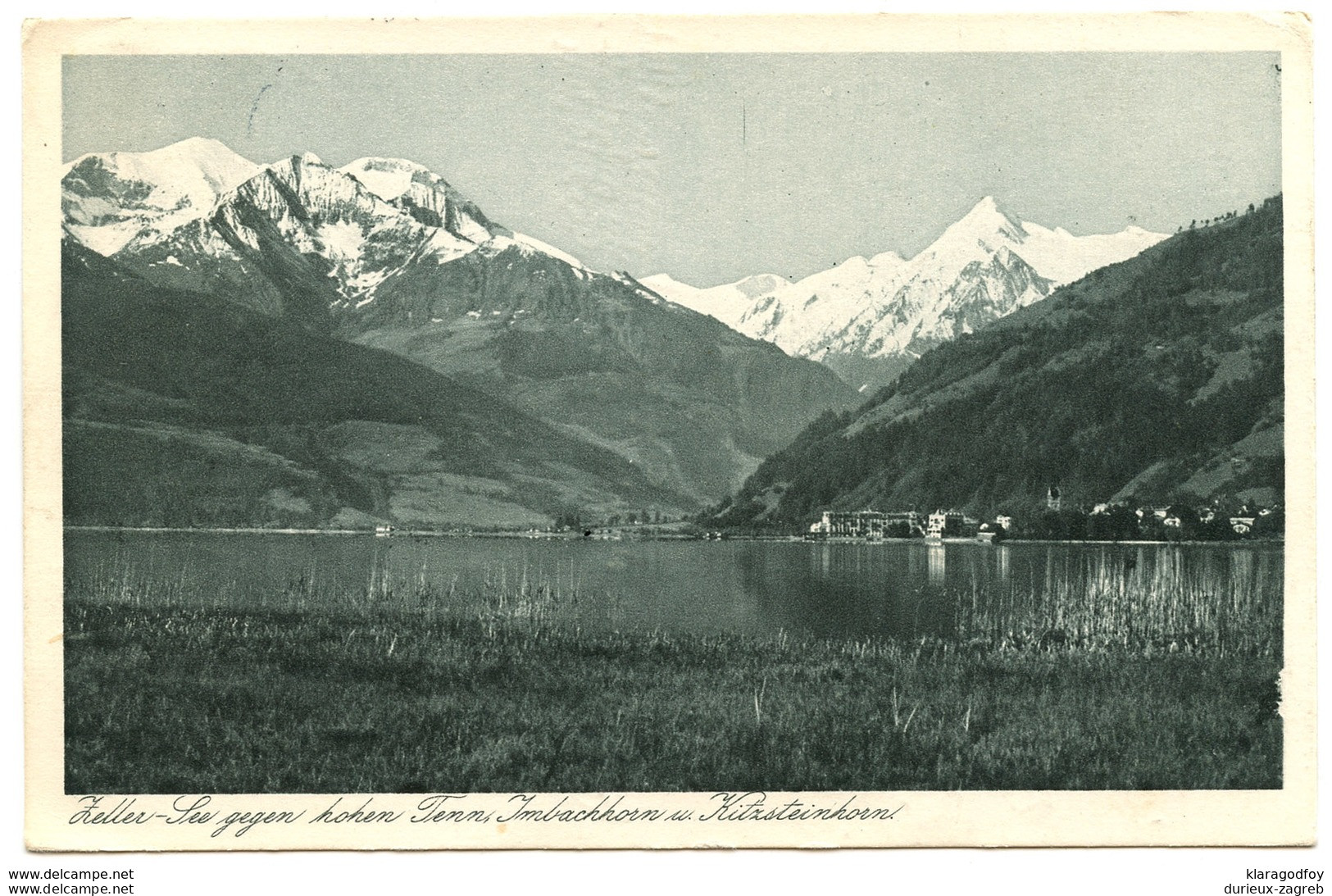 Zell am See postcard travelled 1926 b180210