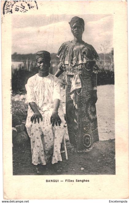 CPA Carte Postale République Centrafricaine Bangui Filles Sanghos VM87253ok