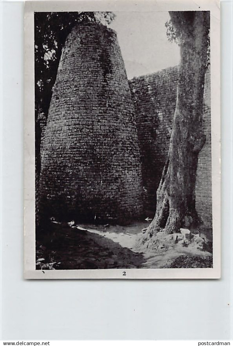 Zimbabwe - The Great Conical Tower of Zimbabwe Ruins - PHOTOGRAPH - Publ. Thompson