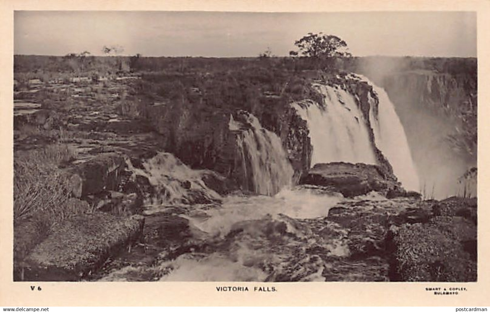 Zimbabwe - Victoria Falls - REAL PHOTO - Publ. Smart & Copley V6