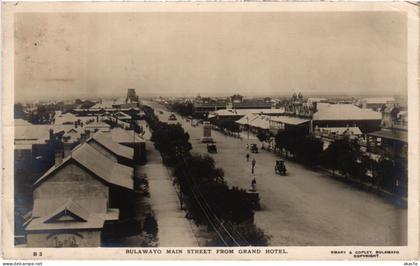 PC AFRICA, ZIMBABWE, BULAWAYO, MAIN STREET, Vintage Postcard (b53874)