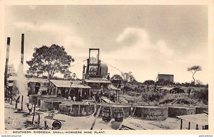 Zimbabwe - Small-Workers Gold Mine Plant - Publ. Raphael Tuck & Sons