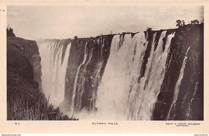 Zimbabwe - Victoria Falls - REAL PHOTO - Publ. Smart & Copley V19