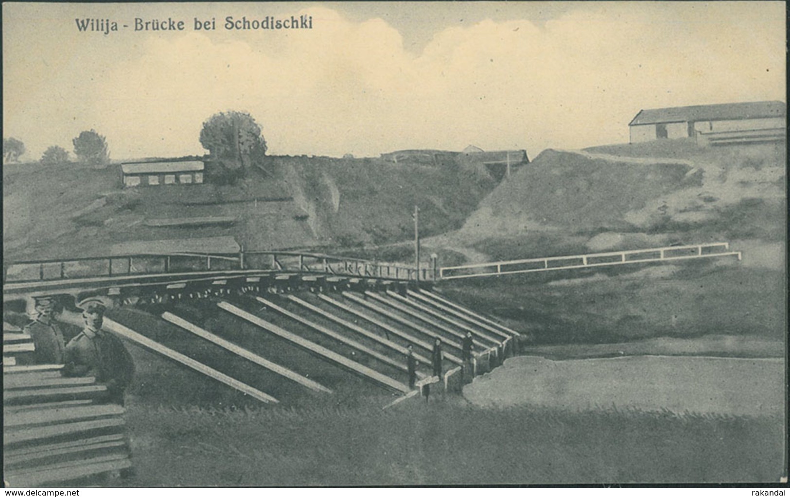 Жодишки vintage postcard Schodischki Belarus