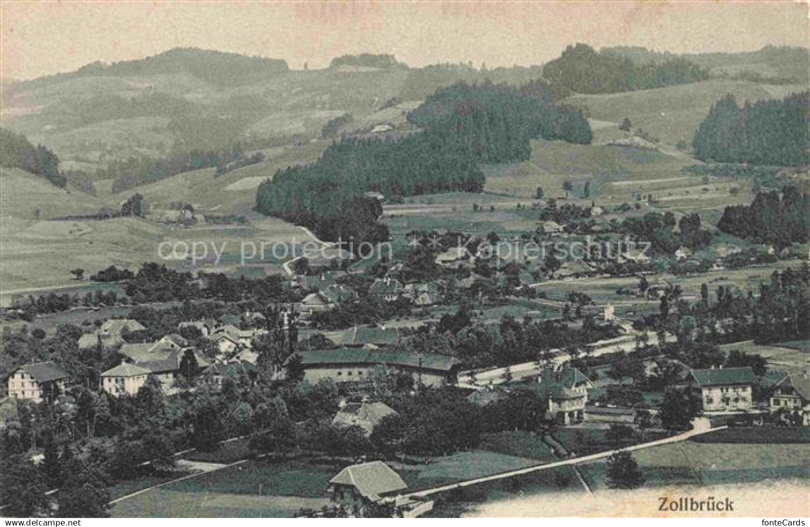 Zollbrueck Signau BE Panorama Feldpost