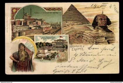 Ägypten, Citadelle, Sphynx et Pyramide, Theatre Khedivial