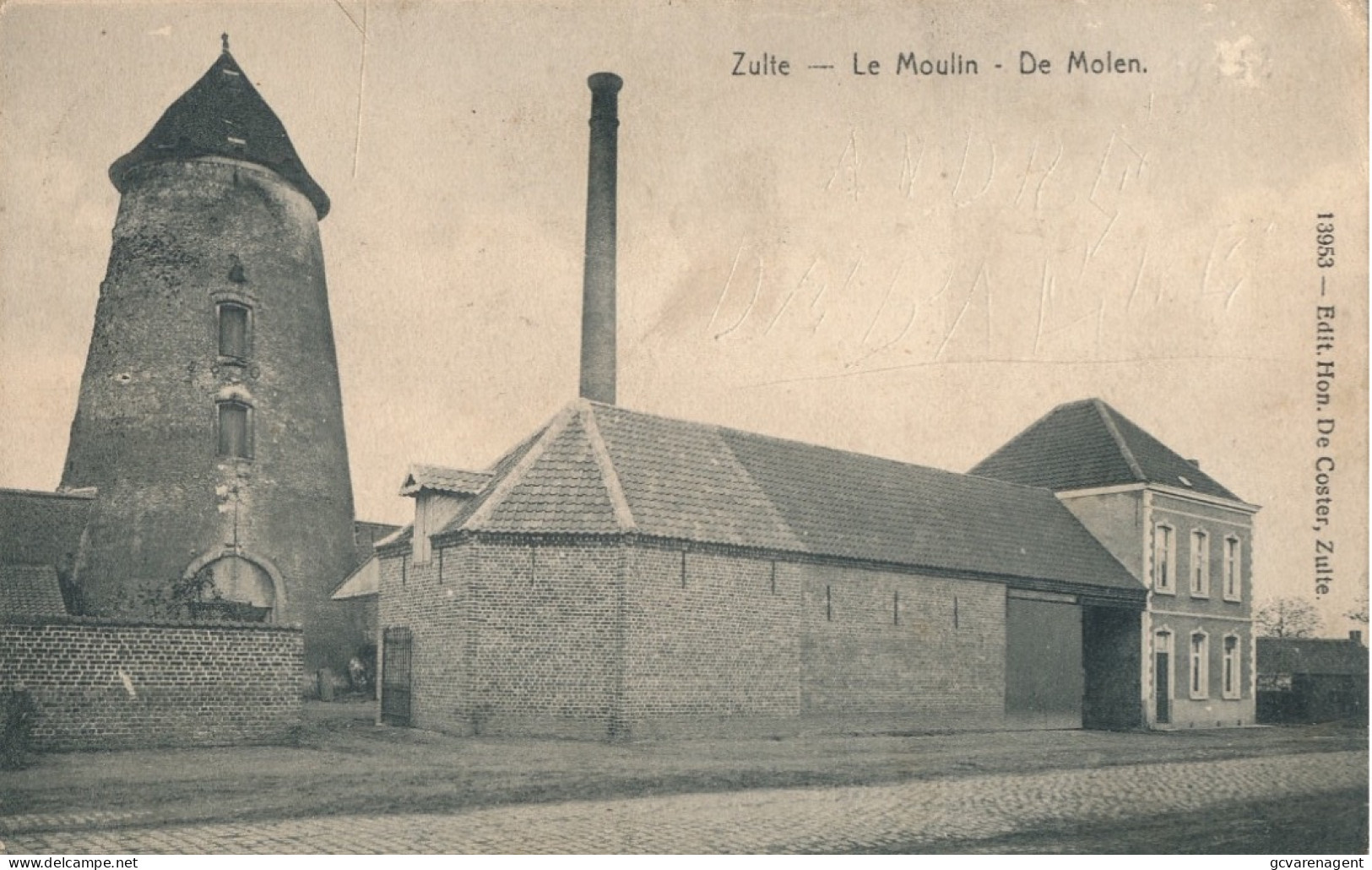 ZULTE  LE MOULIN  DE MOLEN                                 ZIE AFBEELDINGEN