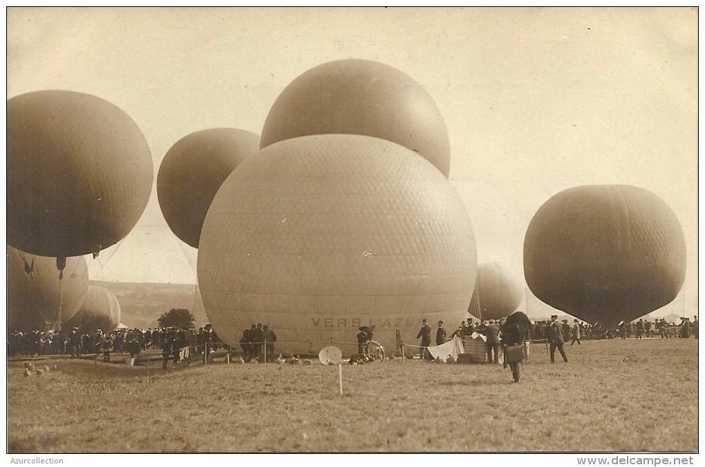 ZURICH . BALLON SPHERIQUE GORDON BENNETT WETTFLIEGEN