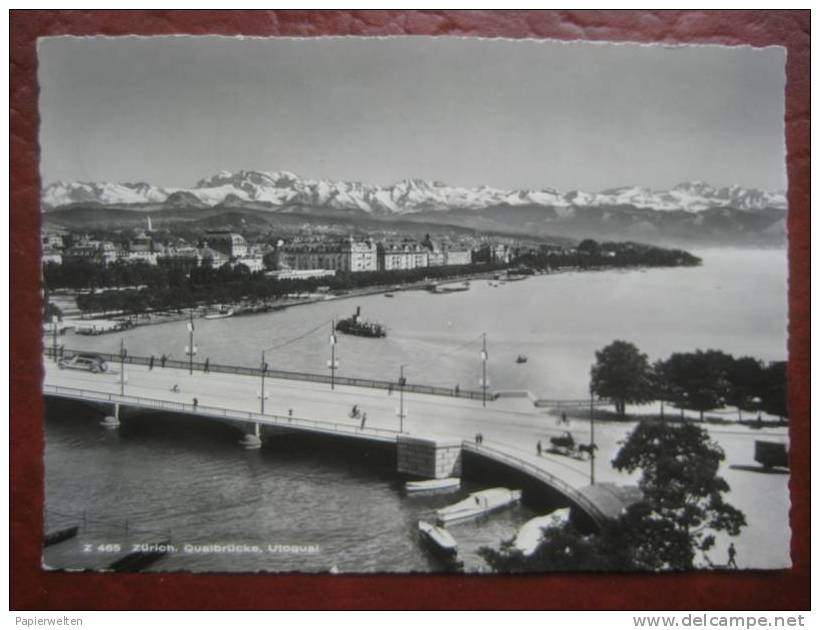 Zürich - Quaibrücke, Utoquai