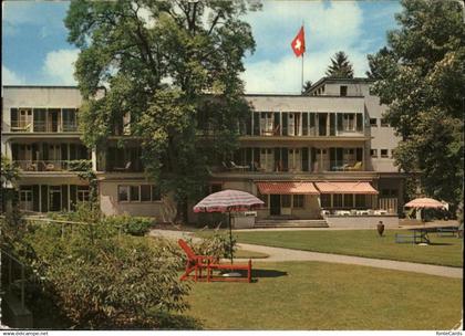 11467053 Bad Schinznach Kurhotel Habsburg Park Flagge Schinznach Bad