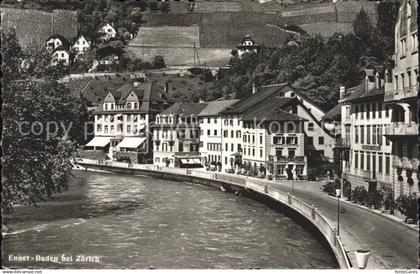 11745300 Ennetbaden Partie an der Limmat Ennetbaden