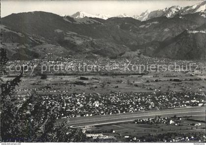 11644459 Walzenhausen AR Blick von Gebhardshoehe auf Lustenau Dornbirn Alpenpano