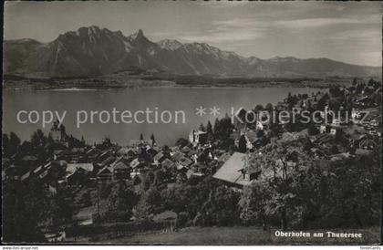 11621119 Oberhofen Thunersee Panorama Oberhofen am Thunersee