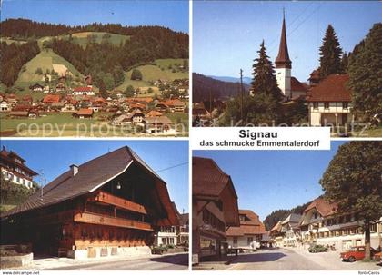 11875413 Signau Totalansicht Dorfpartien mit Kirche