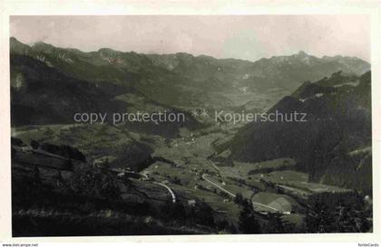 14014472 Reidenbach Simmental Boltigen BE Panorama Blick ins Tal Alpen