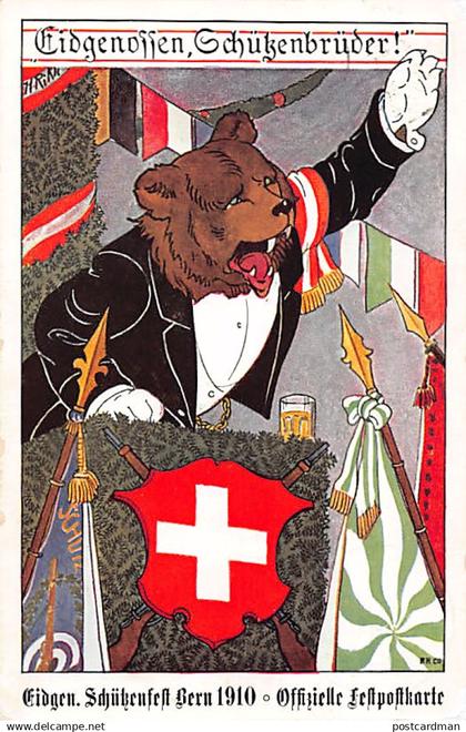 BERN - Eidgen. Schützenfest 1910 - Bär - Bear - Ours - Verlag Benteli