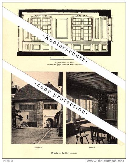 Photographien / Ansichten , 1917 , Erlach - Cerlier , Prospekt , Fotos , Architektur !!!