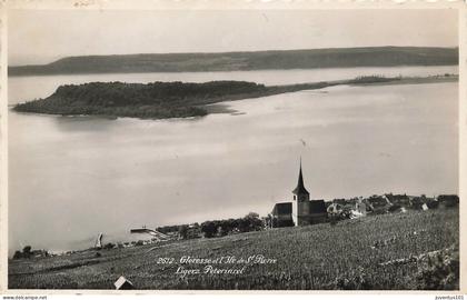 CPSM Gléresse et l'Ile de St-Pierre. Ligerz Peterinsel        L2837