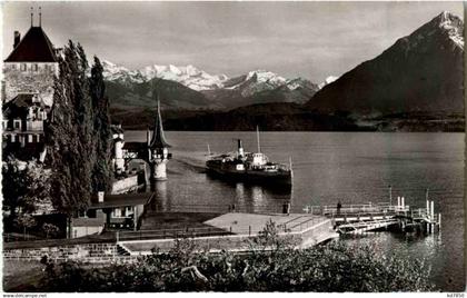 Oberhofen am Thunersee - Dampfschiff Ländlte