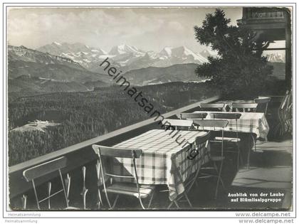 Röthenbach - Ausblick von der Laube Kurhaus Chuderhüsi - Foto-AK Grossformat - Verlag Globetrotter GmbH Luzern