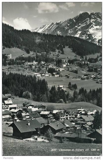 SUISSE - CHESIÈRES ET VILLARS