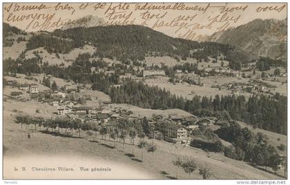 SUISSE - CHESIÈRES - VILLARS  - Vue générale