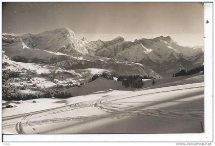 SUISSE - VILLARS - Vue sur le Gd Muveran