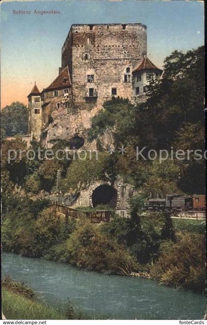 11755480 Aesch BL Hotel Jura Schloss Angenstein Eisenbahn Aesch BL