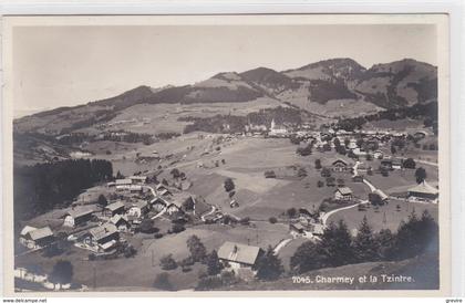 Charmey et la Tzintre 1933, carte-photo