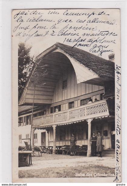 Vuadens, Les Colombettes, carte-photo animée