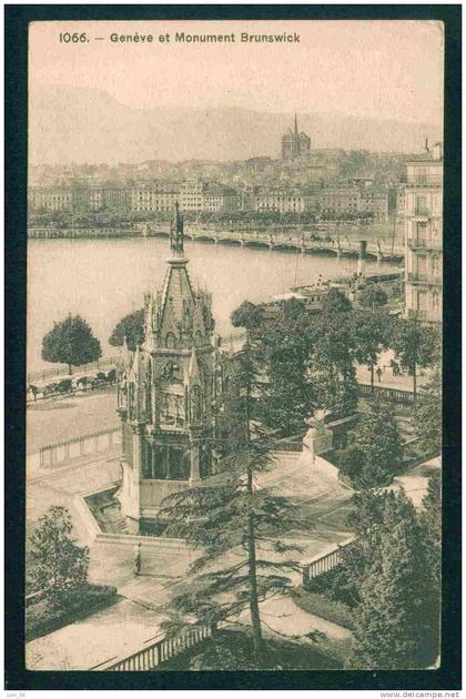 GENEVE - MONUMENT BRUNSWICK - Switzerland Suisse Schweiz Zwitserland  52421