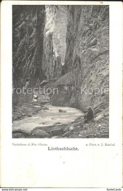 11751093 Linthal Glarus Linthschlucht Linthal